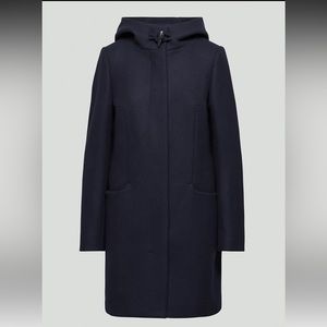 Babaton Aritzia Pearce Wool Cashmere Coat M Black